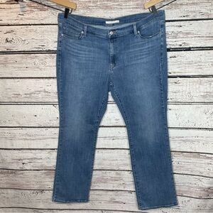 Levi’s Classic Bootcut Jeans Plus Size 24W M Blue Jeans Mid Rise Excellent Shape